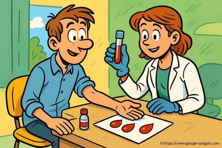 Prélèvement sanguin en laboratoire médical