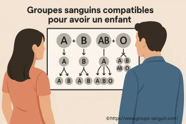 Groupes sanguins compatibles pour avoir un enfant : ce qu'il faut savoir