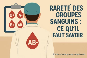 Rareté des groupes sanguins : comprendre les différences et enjeux
