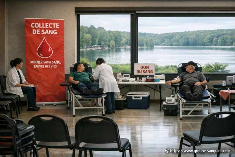 Faible mobilisation au don du sang à l’île Verte à Neufchâteau