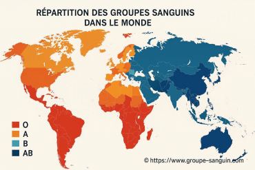 Répartition des groupes sanguins dans le monde : comprendre les différences