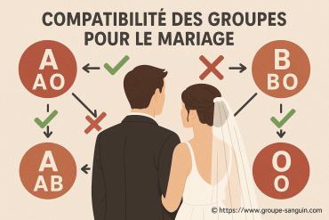 Compatibilité des groupes sanguins pour un mariage harmonieux
