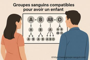 Groupes sanguins compatibles pour avoir un enfant : ce qu’il faut savoir
