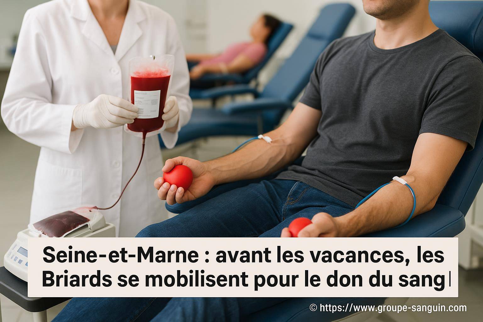 Seine-et-Marne : les Briards mobilisés pour le don du sang avant les vacances