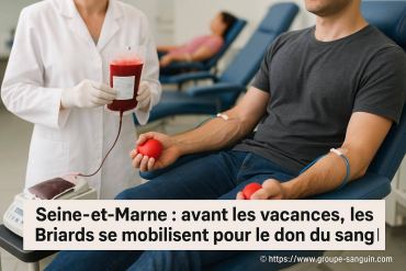 Seine-et-Marne : les Briards mobilisés pour le don du sang avant les vacances