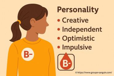 Personnalité du groupe sanguin B négatif : traits et caractéristiques clés
