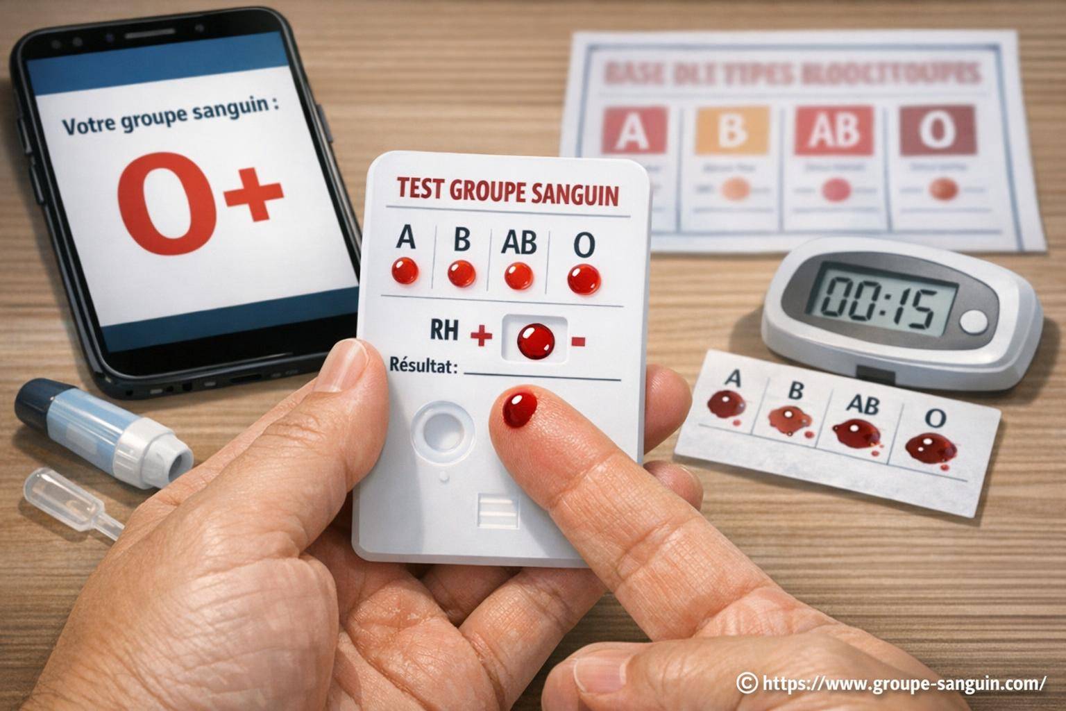 Savoir son groupe sanguin rapidement : méthodes simples et efficaces
