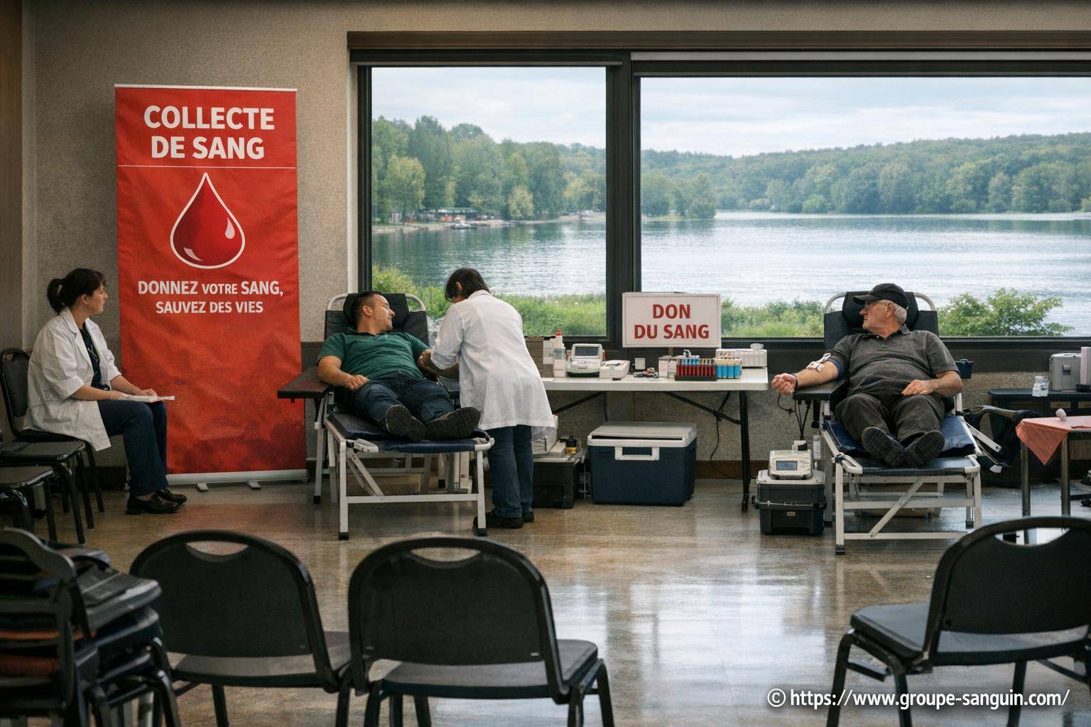 Faible mobilisation au don du sang à l’île Verte à Neufchâteau